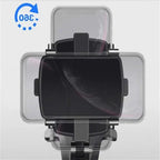 Car Phone Mount 360° Rotating Visor, Mirror & Dashboard