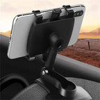 Car Phone Mount 360° Rotation One-Hand Operation