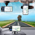 Car Phone Mount 360° Rotation One-Hand Operation