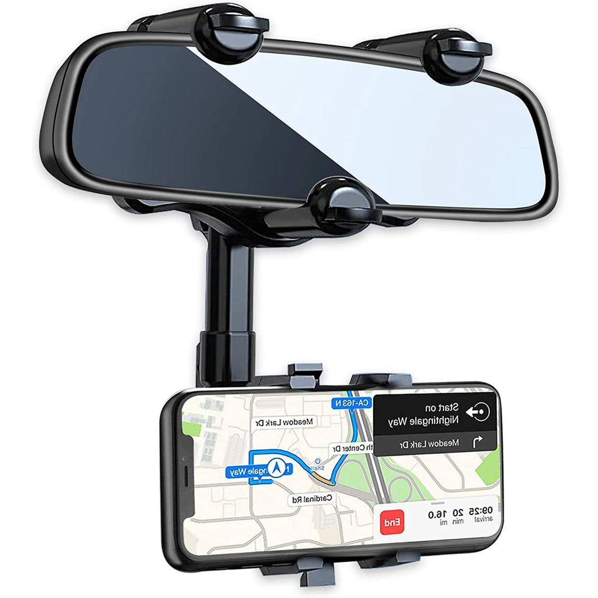 Car Phone Mount 360° Rotation Silicone Pad
