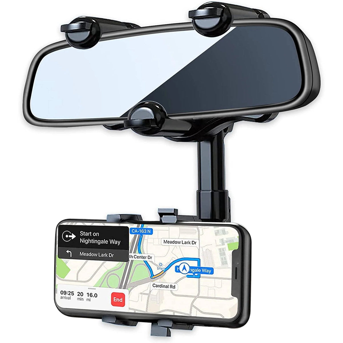 Car Phone Mount 360° Rotation Silicone Pad
