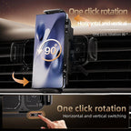 Car Phone Mount Auto Clamp 15W Fast Wireless