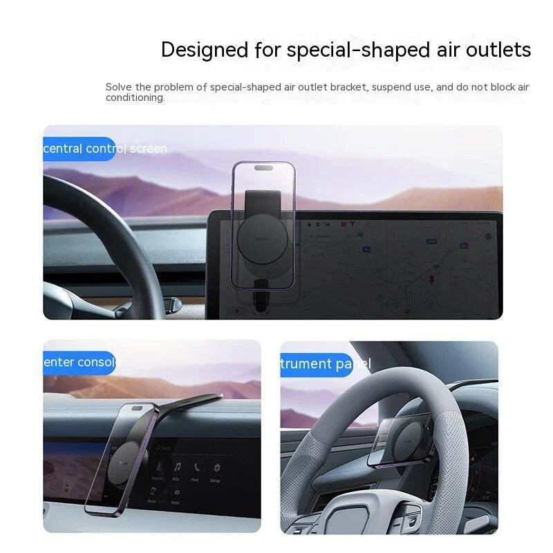 Car Phone Mount Magnetic Bendable 360° Rotation