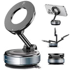 Car Phone Mount Magnetic Twist-Lock Suction 360° Rotating Arm