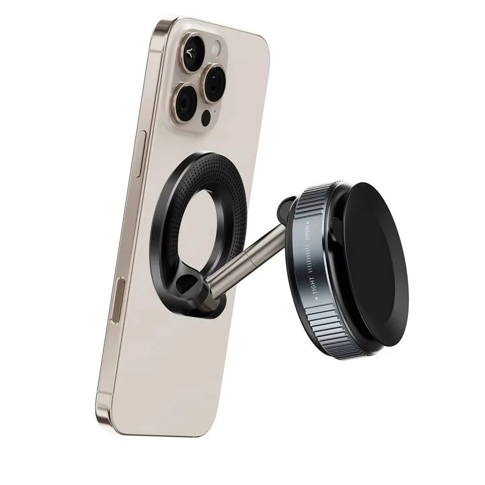 Car Phone Mount Magnetic Twist-Lock Suction 360° Rotating Arm