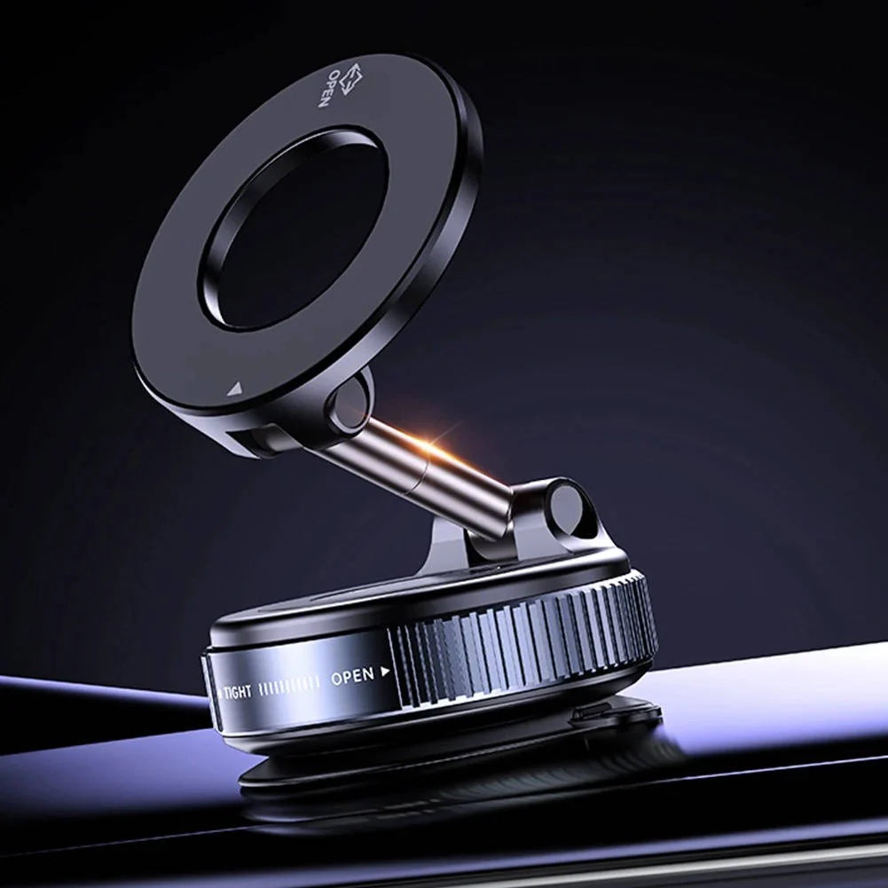 Car Phone Mount Magnetic Twist-Lock Suction 360° Rotating Arm