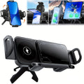 Car Phone Mount Motorized Auto-Grip Dual-Coil Wireless Vent Clip