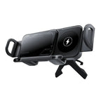 Car Phone Mount Motorized Auto-Grip Dual-Coil Wireless Vent Clip