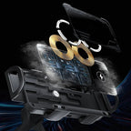 Car Phone Mount Motorized Auto-Grip Dual-Coil Wireless Vent Clip