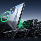 Car Phone Mount Motorized Auto-Grip Dual-Coil Wireless Vent Clip