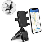 Car Phone Mount One-Hand 360° Rotation Visor Mirror Dashboard