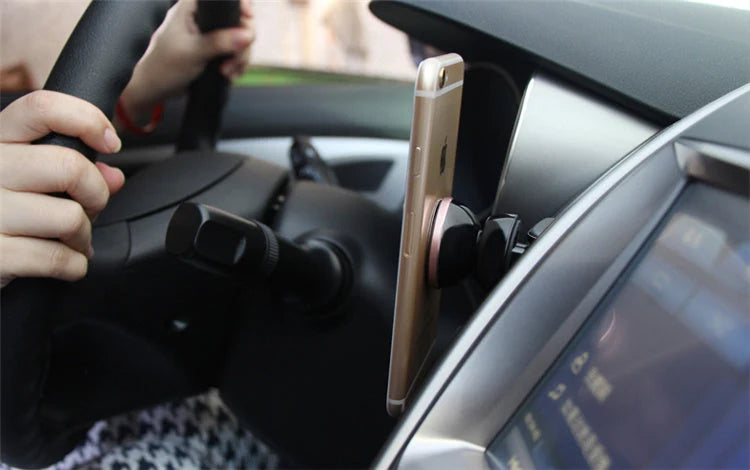 Car Phone Mount One-Touch & 360 Degree Rotation