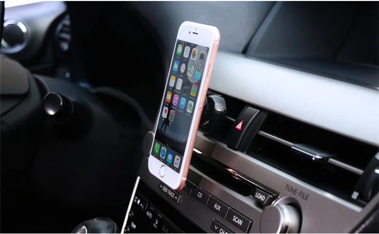 Car Phone Mount One-Touch & 360 Degree Rotation