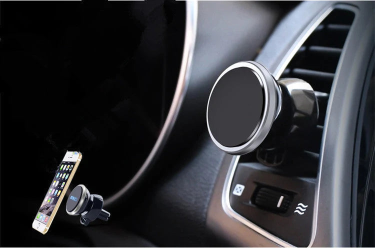Car Phone Mount One-Touch & 360 Degree Rotation