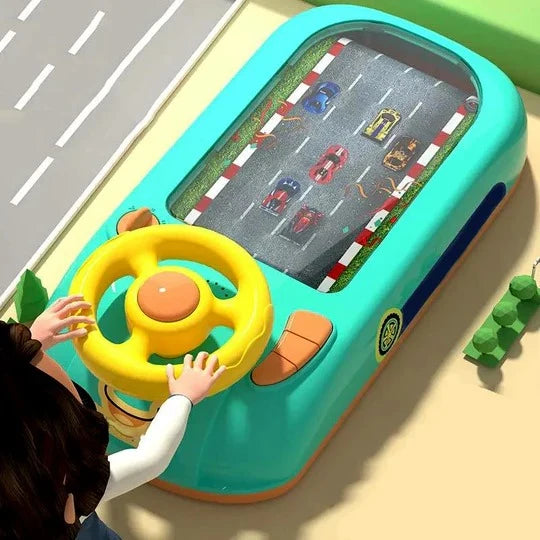 Car Race Track Steering Wheel Over 200 Levels