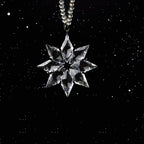 Car Rearview Mirror Ornament Sparkling Snowflake Lightweight Durable