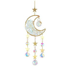 Car Rearview Mirror Pendant K9 Crystal Moon Five Colors