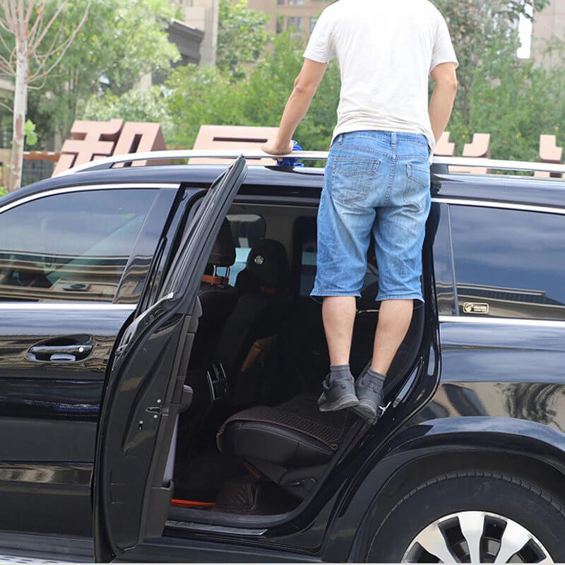 Car Roof Step Universal Foldable Aluminum 140kg Capacity