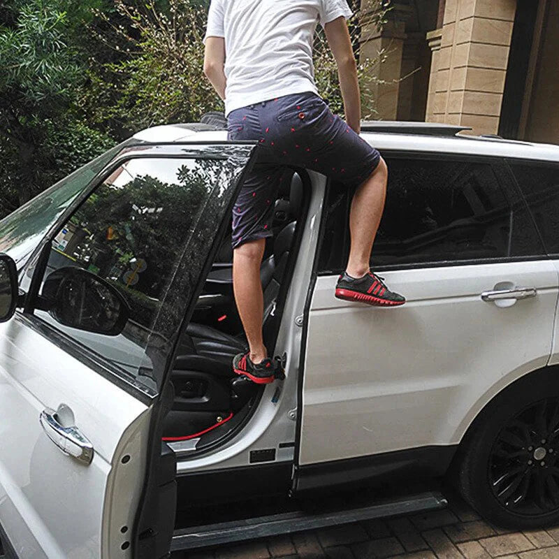 Car Roof Step Universal Foldable Aluminum 140kg Capacity