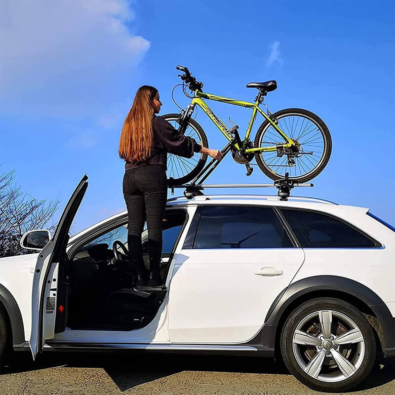 Car Roof Step Universal Foldable Aluminum 140kg Capacity