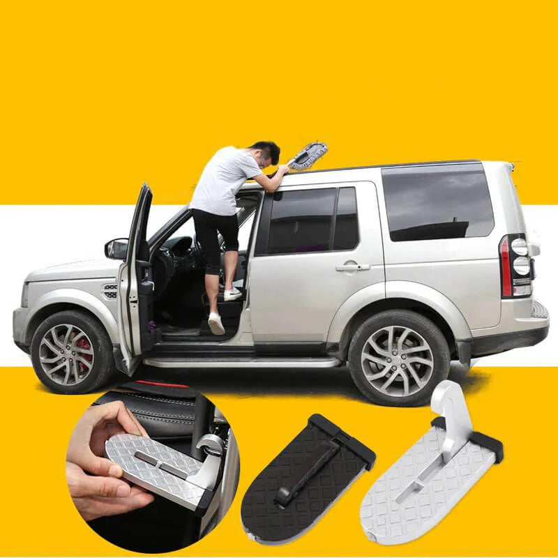 Car Roof Step Universal Foldable Aluminum 140kg Capacity