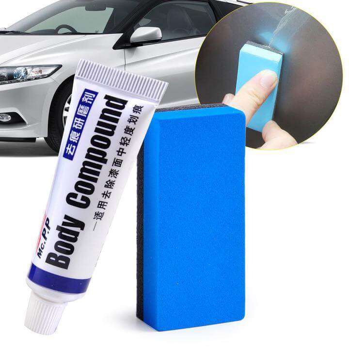 Car Scratch Repair Kit Polishing Paste & Sponge