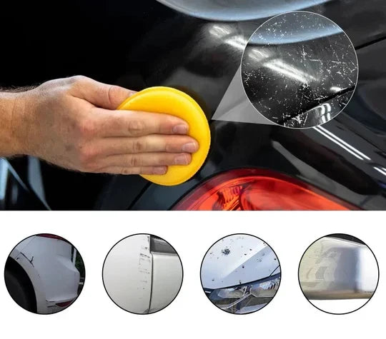 Car Scratch Repair Paste Restores Paint Includes Applicator Sponge