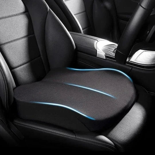 Car Seat Booster Cushion 3 Inch Contoured Non-Slip