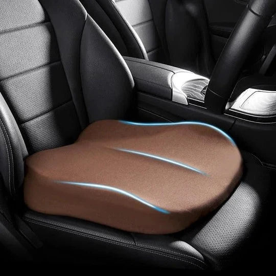 Car Seat Booster Cushion 3 Inch Contoured Non-Slip