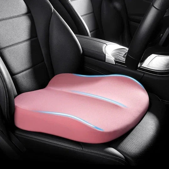 Car Seat Booster Cushion Ergonomic Height Lift High-Resilience Padding