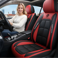 Car Seat Cover Faux Leather Padded Foam Non-Slip