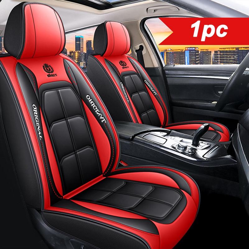 Car Seat Cover Faux Leather Padded Foam Non-Slip