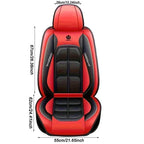 Car Seat Cover Faux Leather Padded Foam Non-Slip