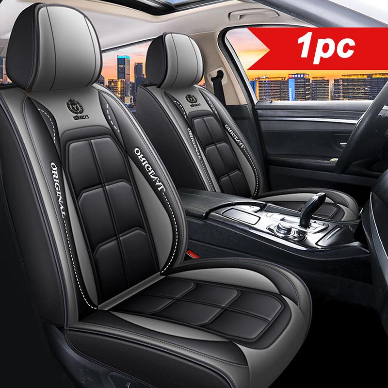 Car Seat Cover Faux Leather Padded Foam Non-Slip