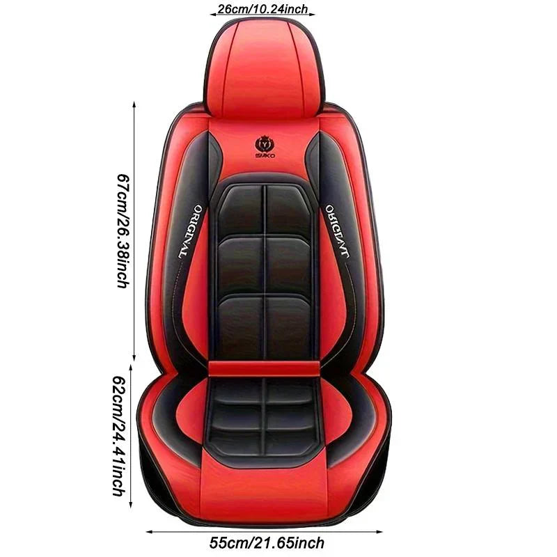 Car Seat Cover Faux Leather & Padded Foam Universal Fit