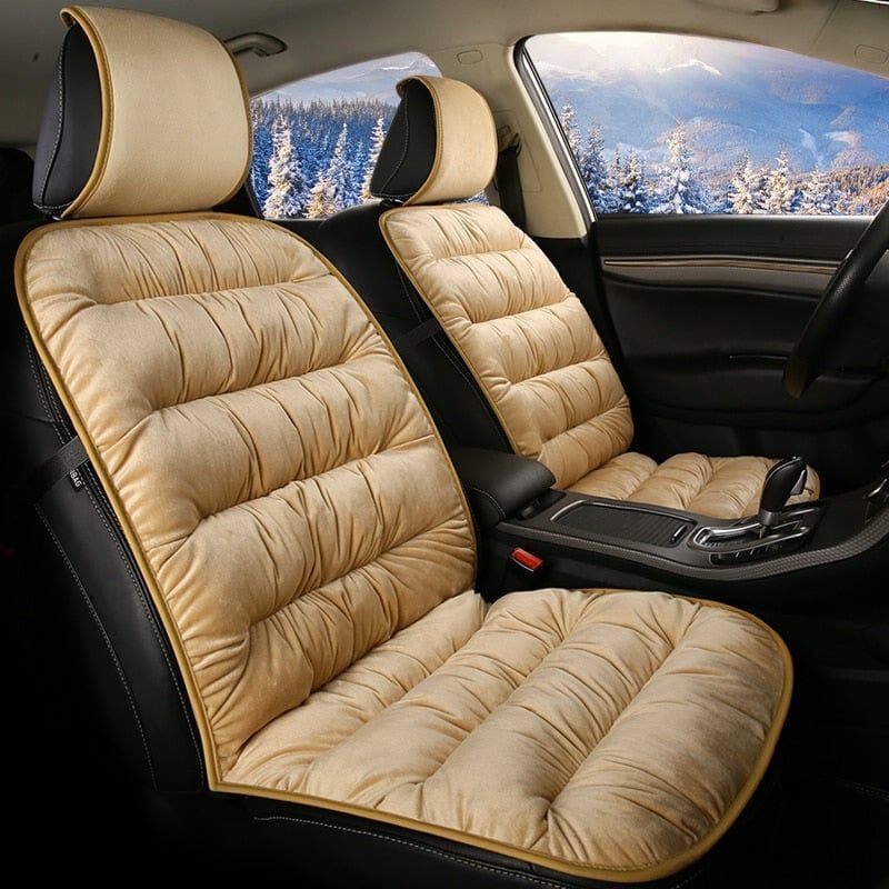 Car Seat Cover Padded Plush & Sponge Universal Fit