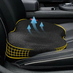 Car Seat Cushion 3.5 Inch Lift Breathable Removable Cover