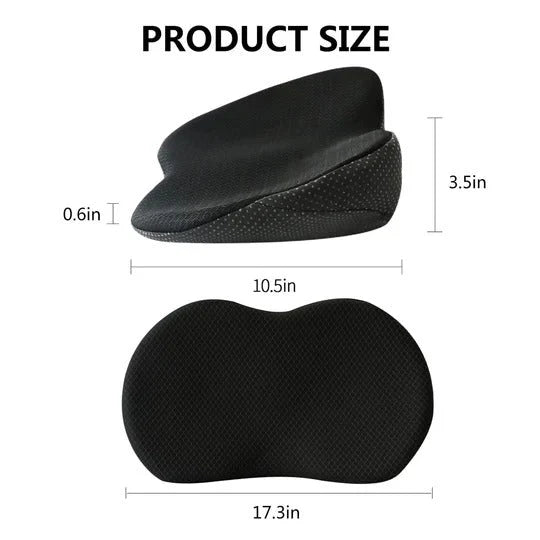 Car Seat Cushion 3.5 Inch Lift Breathable Removable Cover