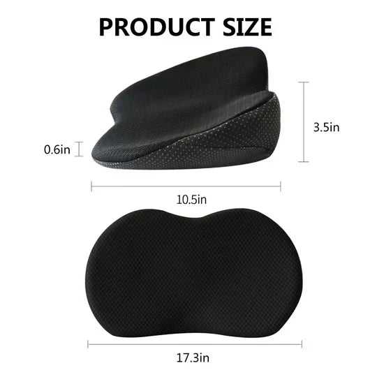 Car Seat Cushion 8.9 cm Height Boost Removable Cover