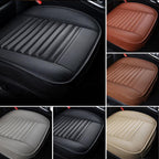 Car Seat Cushion Bamboo Charcoal Leather Odor-Resistant & Breathable