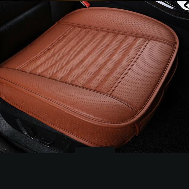 Car Seat Cushion Bamboo Charcoal Leather Odor-Resistant & Breathable