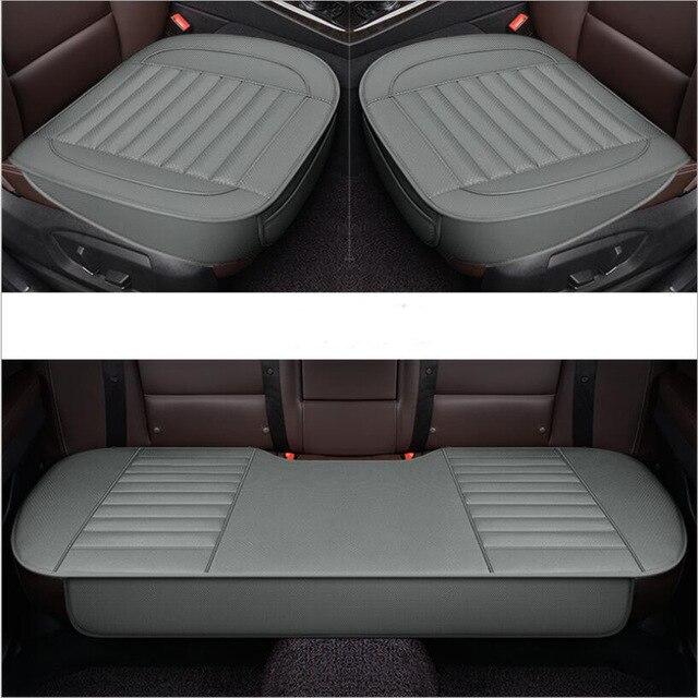 Car Seat Cushion Bamboo Charcoal Leather Odor-Resistant & Breathable