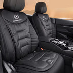 Car Seat Cushion Contoured Lumbar Support Breathable Washable Cover