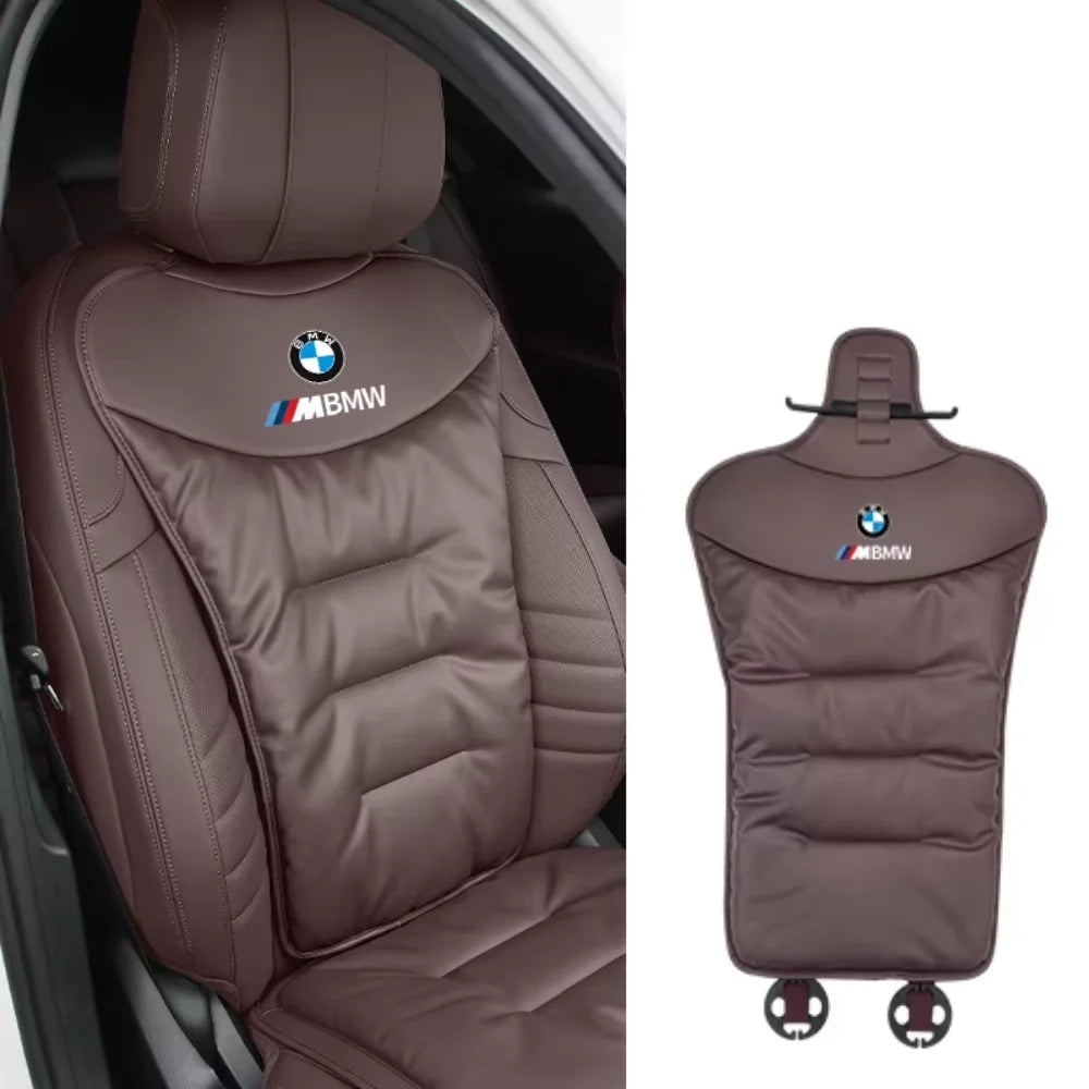 Car Seat Cushion Contoured Lumbar Support Breathable Washable Cover