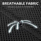 Car Seat Cushion Dual-Fan Ventilated Mesh Synthetic Leather Trim
