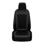 Car Seat Cushion Dual-Fan Ventilated Mesh Synthetic Leather Trim