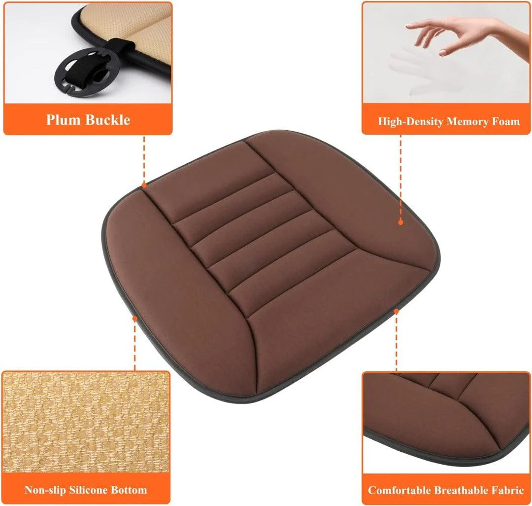 Car Seat Cushion Ergonomic Memory Foam Anti-Slip