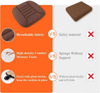 Car Seat Cushion Ergonomic Memory Foam Anti-Slip
