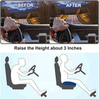 Car Seat Cushion Ergonomic Memory Foam Non-Slip