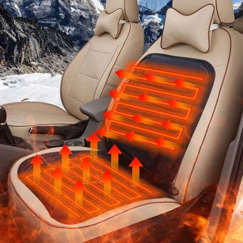 Car Seat Cushion Full-Seat Heating Quick Heat Universal Fit